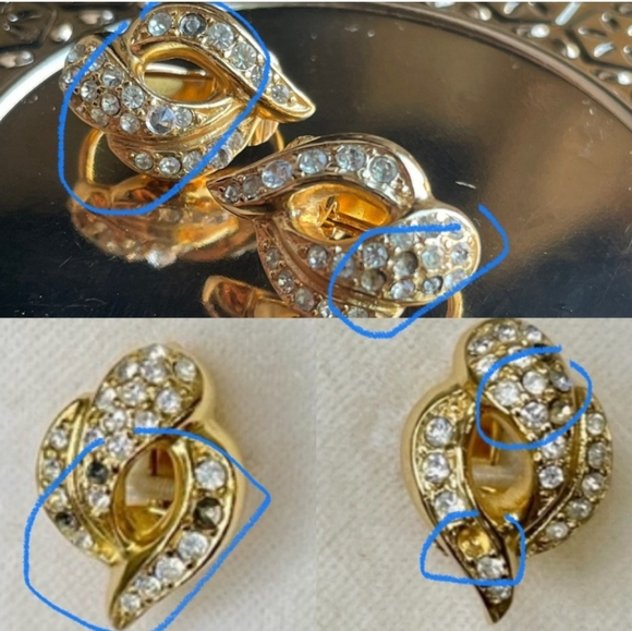 CHRISTIAN DIOR Vintage Earrings - Picture 6 of 7